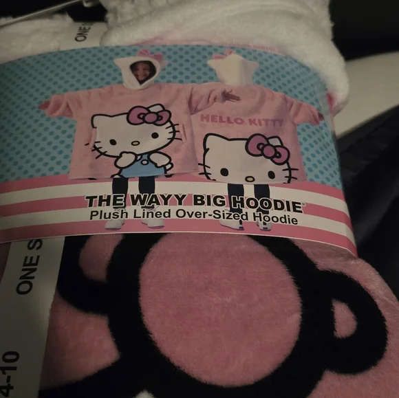 Character Kids' Wayy Big Hoodie, Disney , Hello Kitty, nwt OSFM